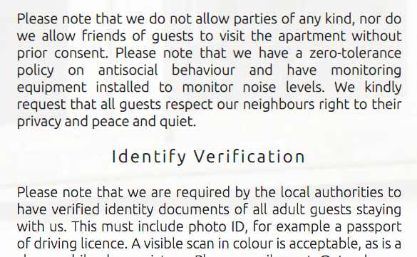 airbnb security